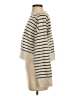 Zara Stripes Ivory Turtleneck Sweater Size S - photo 5