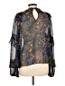 Ted Baker London 100% Polyester Gray Long Sleeve Blouse Size 12 (5) - photo 2