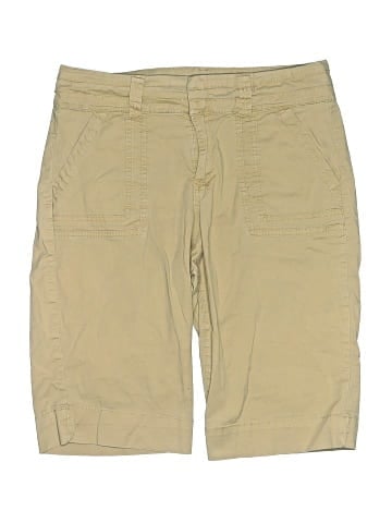 Gloria Vanderbilt Khaki Shorts (view 1)