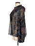 Ted Baker London 100% Polyester Gray Long Sleeve Blouse Size 12 (5) - photo 5