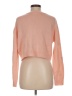 Romwe 100% Acrylic Pink Cardigan Size 6 - photo 2