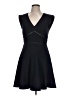 Rebecca Taylor Solid Black Cocktail Dress Size 10 - photo 1
