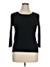 Carlisle Black Silk Pullover Sweater Size XL - photo 1