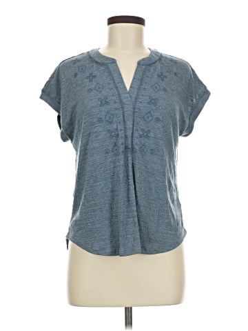 Cable & Gauge Short Sleeve Blouse (view 1)