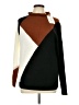 Elan 100% Acrylic Color Block Brown Turtleneck Sweater Size L - photo 1