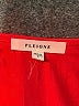 Pleione 100% Polyester Red Short Sleeve Blouse Size L - photo 7