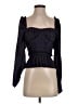 Ulla Johnson 100% Polyester Black Long Sleeve Blouse Size 0 - photo 1