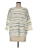 Elodie 100% Acrylic Stripes Ivory Pullover Sweater Size M - photo 1