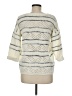 Elodie 100% Acrylic Stripes Ivory Pullover Sweater Size M - photo 2