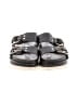 J/Slides 100% Leather Black Sandals Size 9 - photo 2