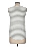 Green Envelope Silver Sleeveless T-Shirt Size M - photo 2