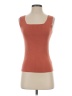 Peruvian Connection 100% Pima Cotton Orange Tank Top Size S - photo 1