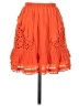 Ramy Brook 100% Polyester Orange Casual Skirt Size XS - photo 1