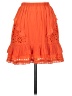 Ramy Brook 100% Polyester Orange Casual Skirt Size XS - photo 2