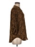 Lush 100% Polyester Animal Print Brown 3/4 Sleeve Blouse Size M - photo 4