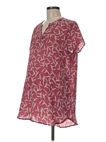 Full Moon Maternity Short Sleeve Blouse (view 1)