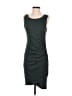 Leith Solid Gray Casual Dress Size M - photo 1