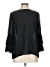 J. McLaughlin Black 3/4 Sleeve Blouse Size L - photo 1