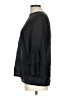 J. McLaughlin Black 3/4 Sleeve Blouse Size L - photo 5