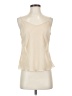 Clothing Co. by Notations 100% Polyester Ivory Sleeveless Blouse Size S - photo 1