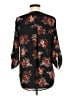 Daniel Rainn 100% Polyester Floral Black 3/4 Sleeve Blouse Size M - photo 2