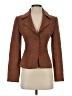 Michelle Belau 100% Polyester Tweed Brown Blazer Size S - photo 1