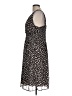 Mlle Gabrielle 100% Polyester Polka Dots Black Casual Dress Size L - photo 5