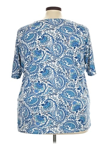 J.Jill Short Sleeve Henley (view 2)