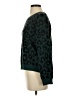 BCBGMAXAZRIA Animal Print Teal Pullover Sweater Size S - photo 5