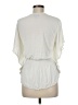 Moa Moa Ivory Short Sleeve Blouse Size M - photo 2