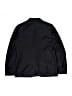 Brooks Brothers 100% Wool Solid Black Blue Wool Blazer Size 14 - photo 2