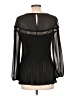 Zara Black Long Sleeve Blouse Size L - photo 2