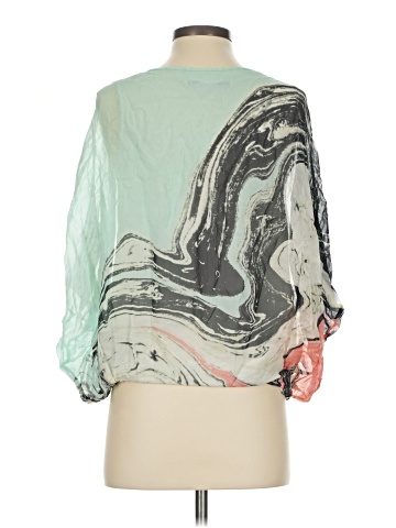 Diane von Furstenberg 3/4 Sleeve Silk Top (view 2)