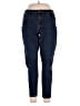 Mossimo Solid Blue Jeans Size 14 - photo 1