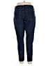Mossimo Solid Blue Jeans Size 14 - photo 2