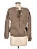 Cupio Brown Long Sleeve Top Size L - photo 2