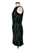 Milly Graphic Teal Cocktail Dress Size 6 - photo 5