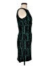 Milly Graphic Teal Cocktail Dress Size 6 - photo 4