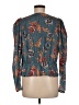Steve Madden 100% Polyester Teal 3/4 Sleeve Blouse Size M - photo 2