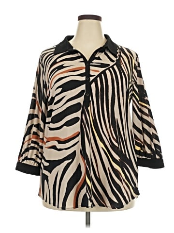Investments 3/4 Sleeve Blouse (view 1)