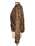 MSK 100% Polyester Animal Print Brown Long Sleeve Blouse Size M - photo 5
