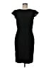 Ann Taylor 100% Polyester Solid Black Cocktail Dress Size 6 - photo 1
