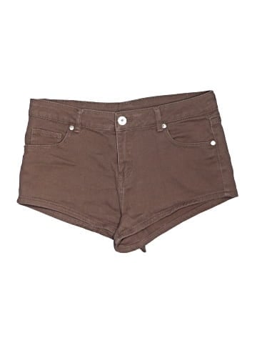 Divided by H&M Khaki Shorts (view 1)