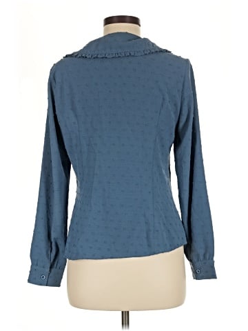 Allegra K Long Sleeve Blouse (view 2)