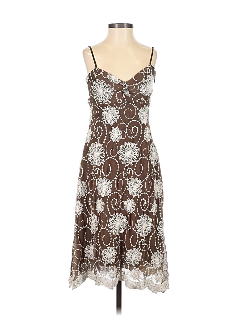 Pre-owned Studio M Cocktail Dress In Brown