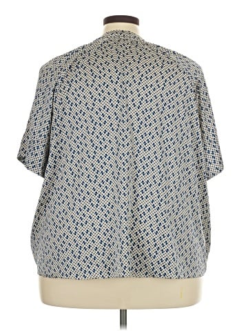 Worthington Short Sleeve Blouse (view 2)