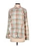 Twenty X Plaid Teal Long Sleeve Button-Down Shirt Size M - photo 1
