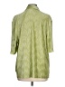 LUCCA Green 3/4 Sleeve Blouse Size L - photo 2