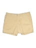 Natural Reflections Solid Yellow Khaki Shorts Size 12 - photo 1