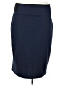SOHO Apparel Ltd Solid Blue Formal Skirt Size M - photo 1